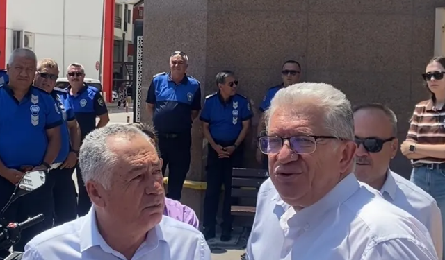 Afyon Belediyesi önünde tansiyon yükseldi!
