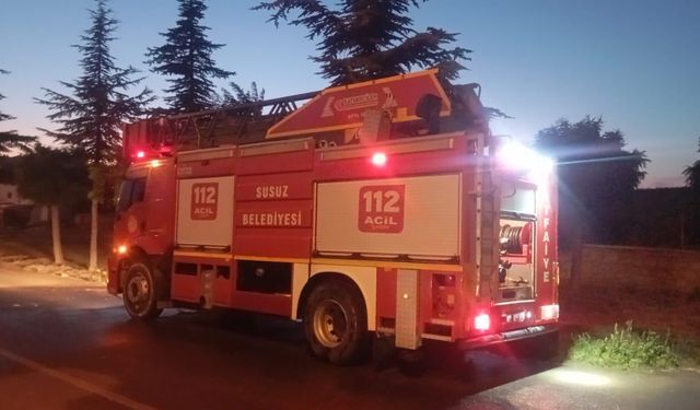 Rüzgar Alevleri Tetikledi! Susuz Beldesi’nde Yerleşim Yerleri Tehlikede Mi?