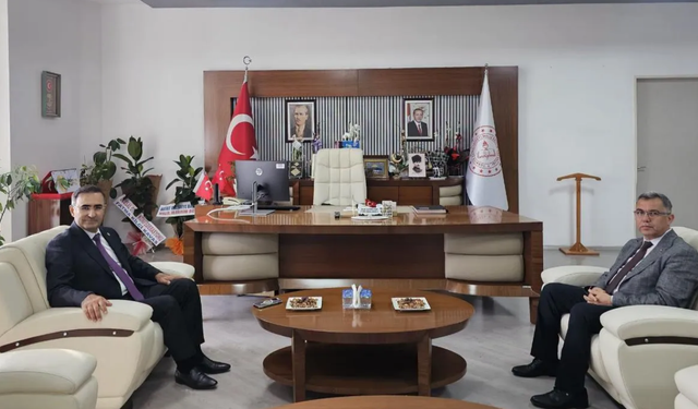 Milletvekili Arslan’dan Müdür Altınkaynak’a anlamlı ziyaret