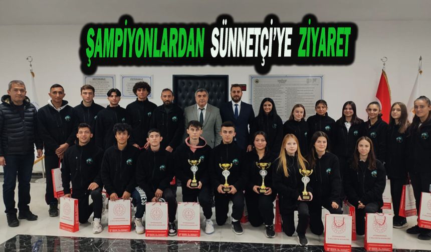 Şampiyonlardan Sünnetçi’ye Ziyaret