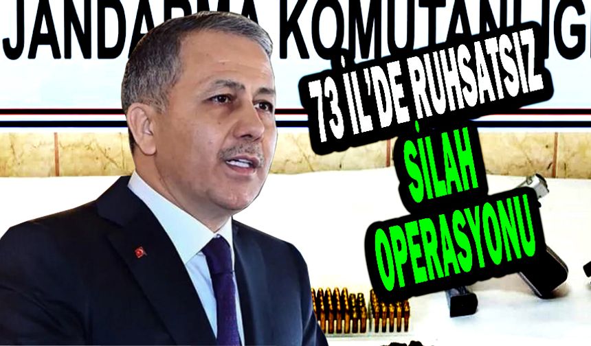 73 İlde Silah Operasyon; Bin 264 Şüpheli Gözaltına Alındı