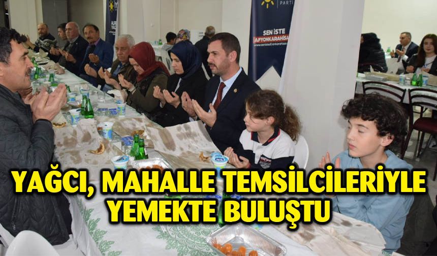 Yağcı, Mahalle Temsilcileriyle Buluştu