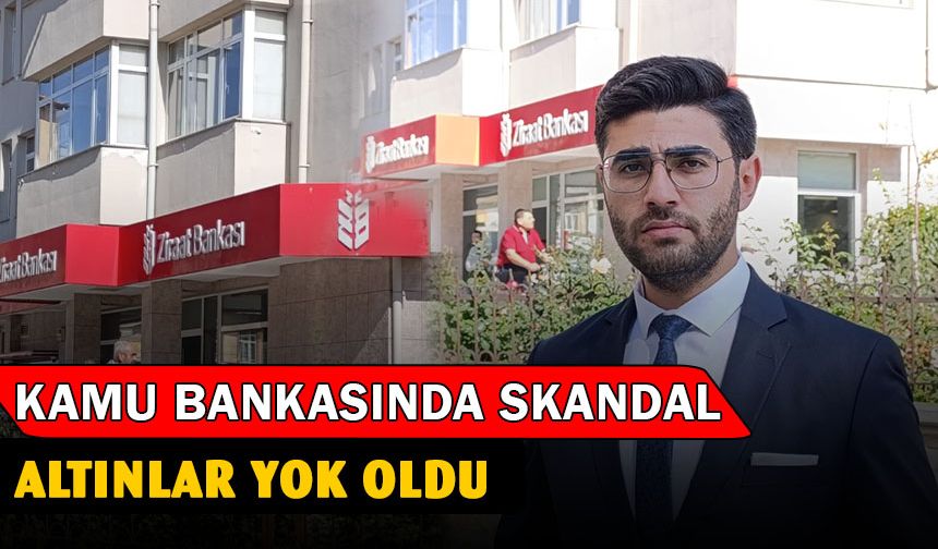 Kamu bankasında kasa skandalı, 8 kilogram altın ortadan kayboldu