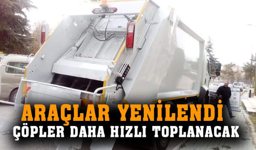 Bolvadin'de çöple daha hızlı toplacak