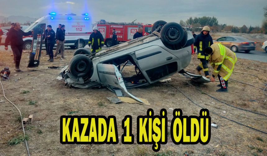 Cezaevindeki kocasını ziyaret eden kadın dönüş yolunda geçirdiği kazada öldü