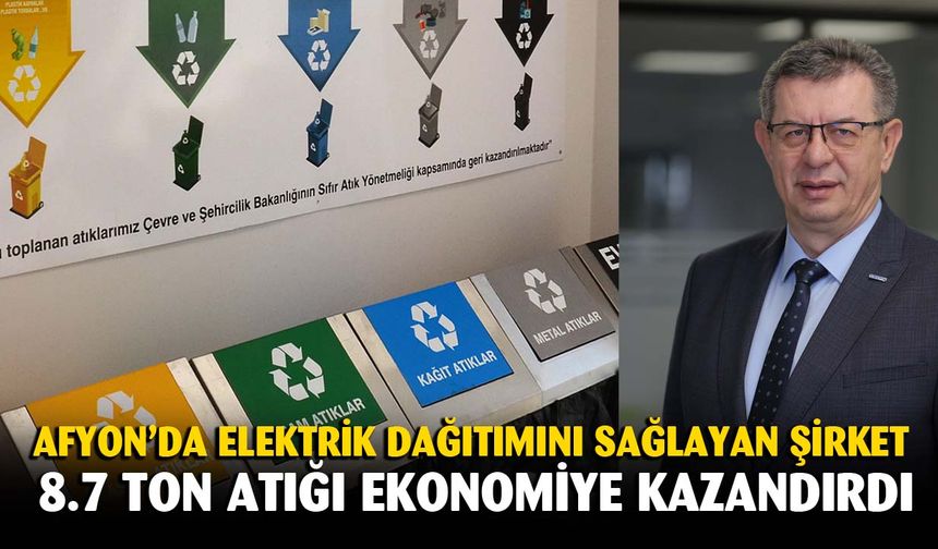OEDAŞ sıfır atık vizyonuyla 8,7 ton atığı ekonomiye kazandırdı