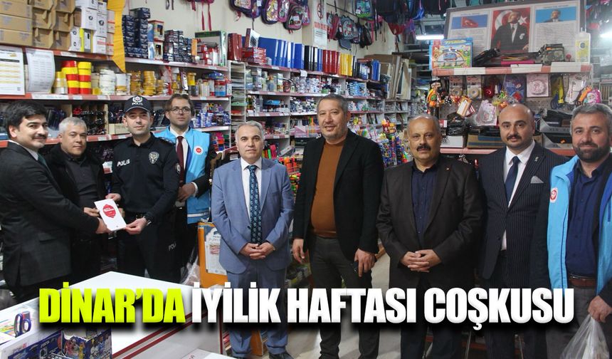 Kaymakam Kemal Duru’dan esnafa İyilik Haftası ziyareti