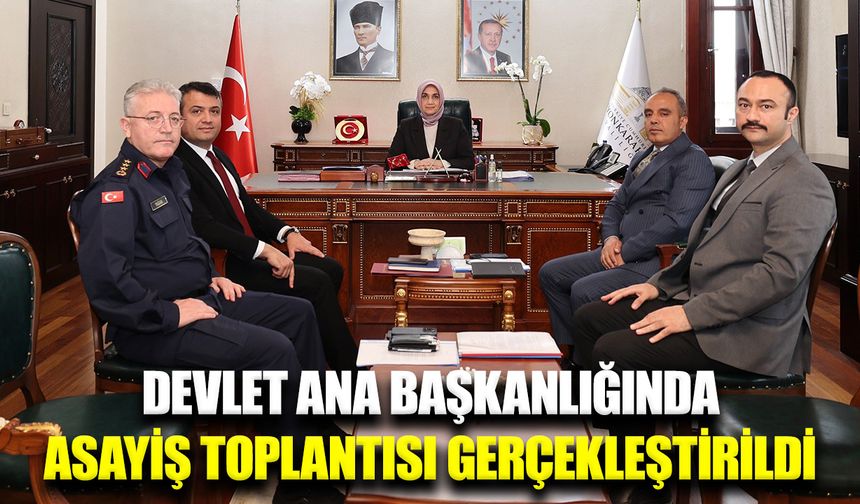 Afyonkarahisar’da güvenlik ve asayiş değerlendirme toplantısı yapıldı