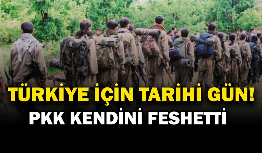 Türkiye için Tarihi Gün! PKK Kendini Feshetti