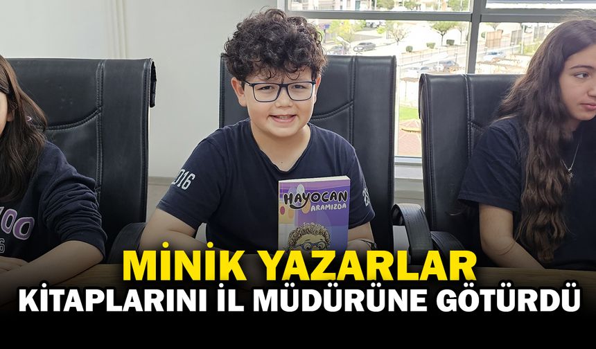 Öğrencilerden Anlamlı Ziyaret: "Hayocan Aramızda" Kitabı İl Müdürüne Takdim Edildi