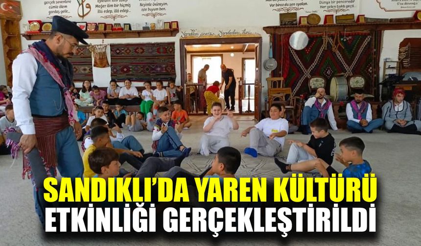 Yaren kültürü sahnede