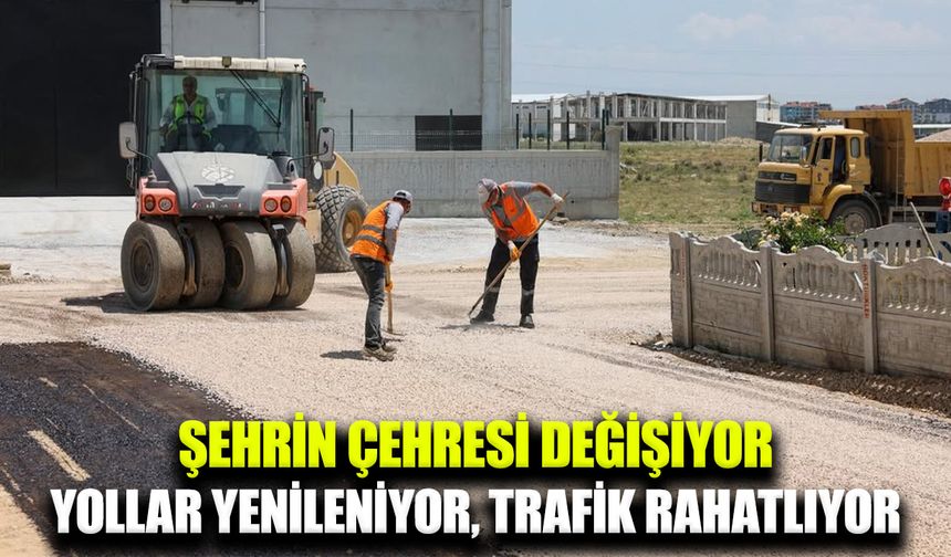 Afyonkarahisar’da yol çalışmaları tüm hızıyla sürüyor