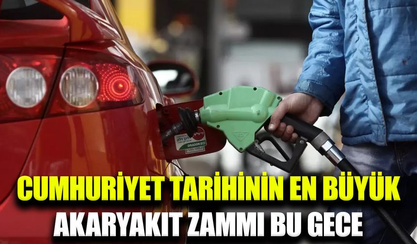 Bu gece yarısı akaryakıt fiyatları zirveye çıkıyor
