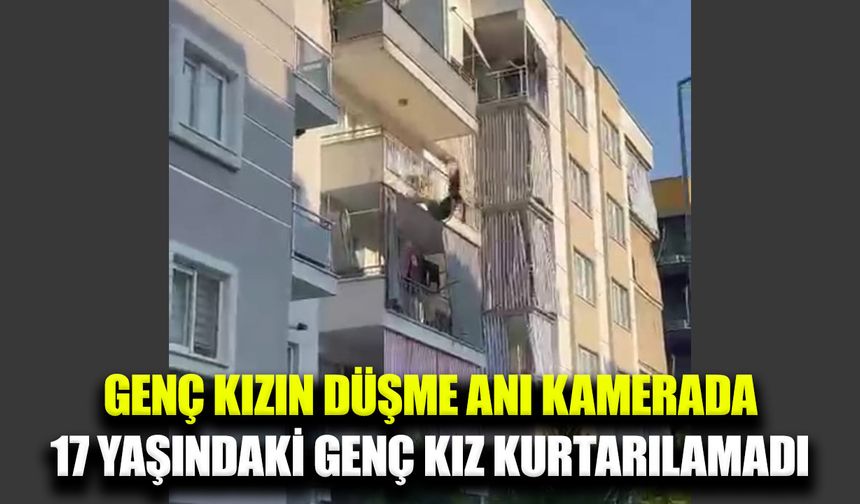 Genç kız 3. kattan atlayarak hayatına son verdi