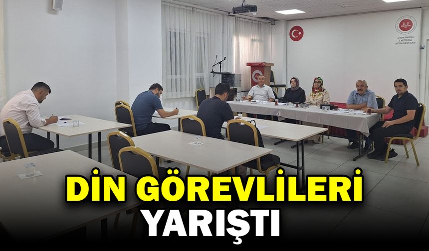 Afyonkarahisar’da Camiler ve Din Görevlileri Haftası Yarışmaları tamamlandı