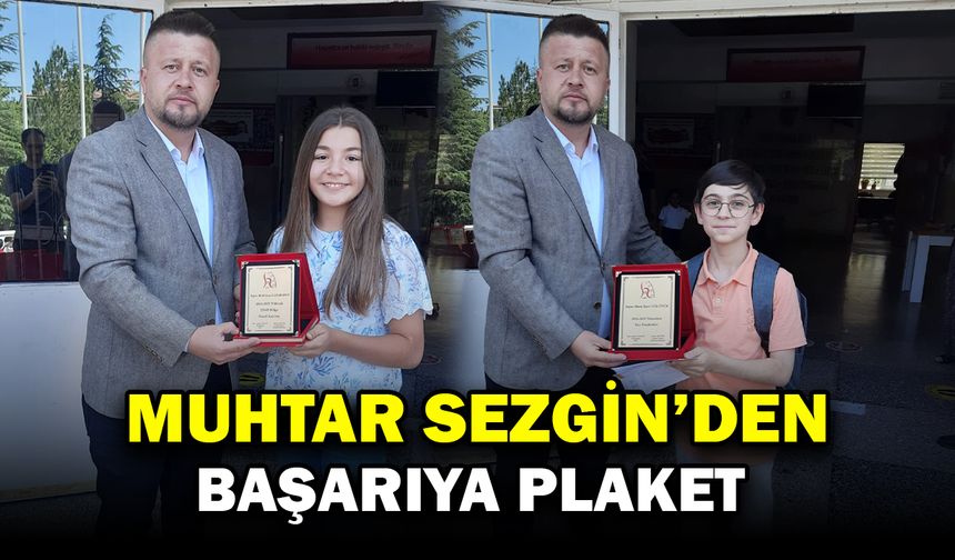 Başarıya Plaket, Geleceğe Umut