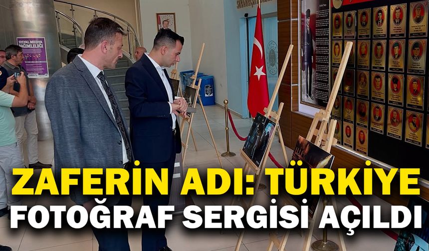 Sinanpaşa’da “Zaferin Adı Türkiye” temalı 15 Temmuz fotoğraf sergisi açıldı