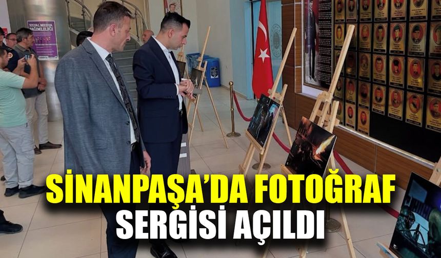 “Zaferin Adı Türkiye” temalı fotoğraf sergisi Sinanpaşa’da açıldı