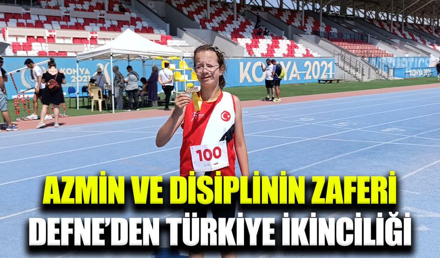 Defne Öykü Atılgan’dan Türkiye ikinciliği gururu
