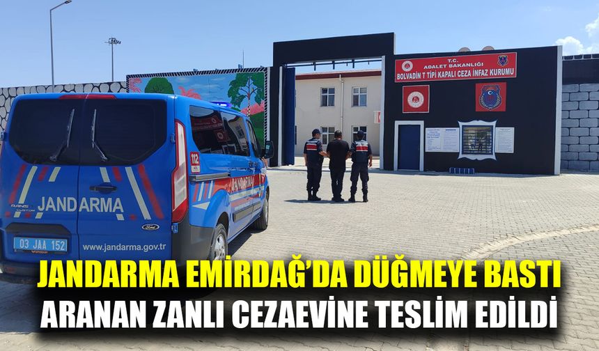 Emirdağ’da suç dosyası kabaran zanlı tutuklandı