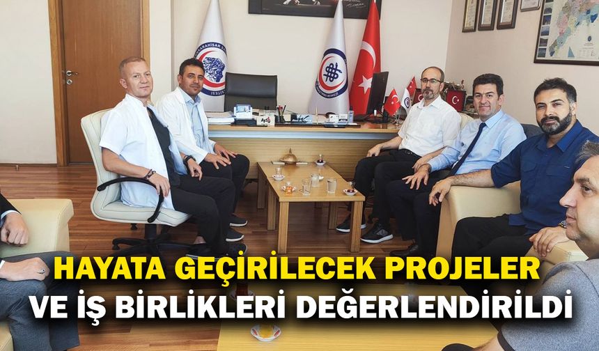 İl Sağlık Müdürlüğünden üniversite hastanesine ziyaret