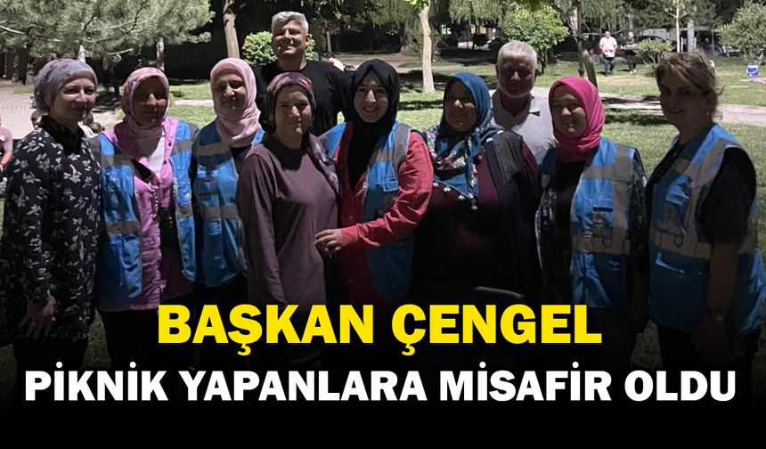 Başkan Çengel Fuar Alanı'nda Vatandaşın Misafiri Oldu