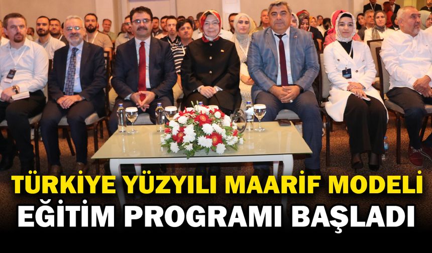 Türkiye Yüzyılı Maarif Modeli Eğitici Eğitimleri Afyonkarahisar’da Başladı