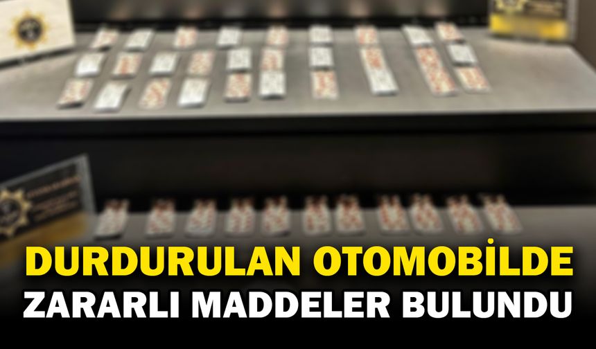 Zararlı madde ile yakalanan şahıs tutuklandı