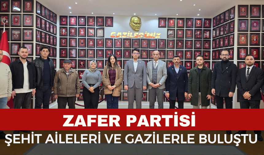 Afyon Zafer Partisi Şehit Aileleri İle Buluştu