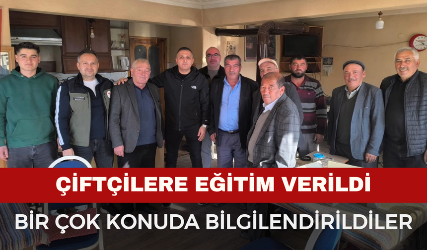 Dinar’da çiftçilere eğitim