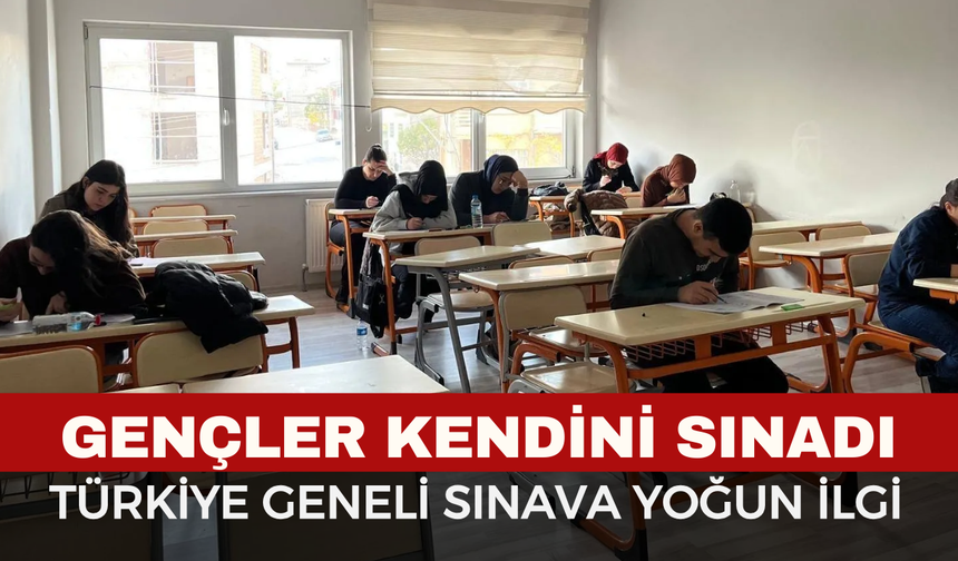 Gençlik Merkezi’nde Türkiye Geneli Deneme Sınavı