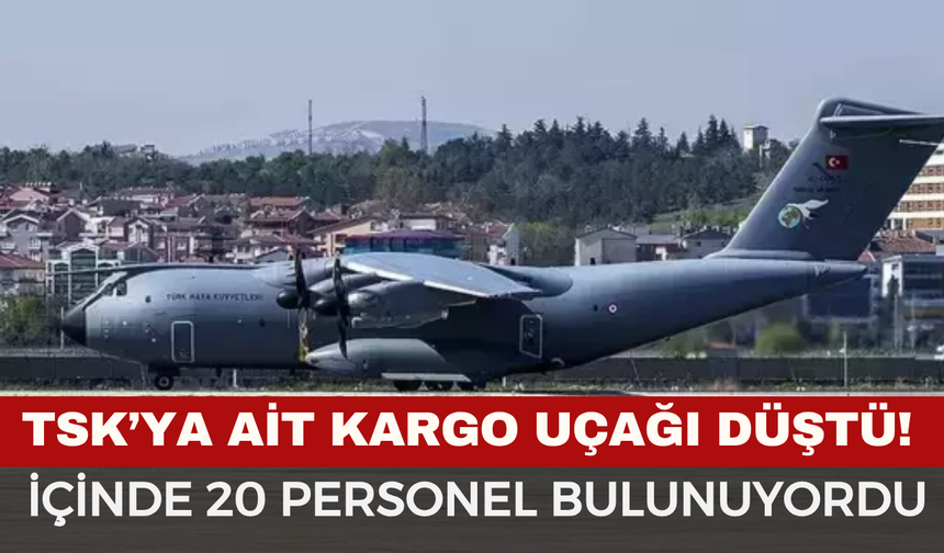 TSK’ya Ait C-130 Kargo Uçağı Gürcistan’da Düştü