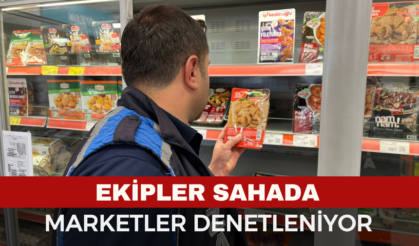 Zabıta Ekiplerinden Market Denetimi