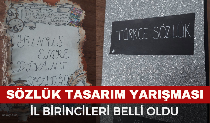 Afyon'da "Sözlük Tasarım Yarışması" Sonuçlandı