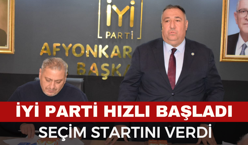 İYİ Parti Afyon'da Seçim Startını Verdi