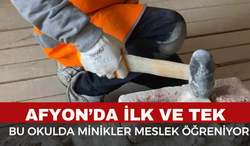 Afyonkarahisar’ın İlk Mesleki Ortaokulu Eğitime Başladı