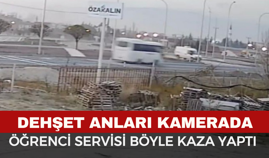 18 kişinin yaralandığı kaza güvenlik kamerasında
