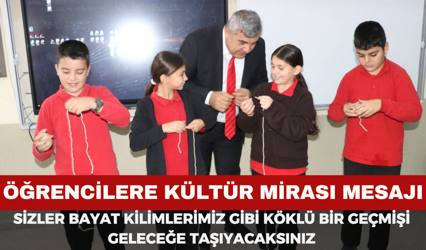 Sünnetçi'den Öğrencilere Mesaj Var