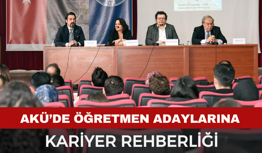 Eğitim Fakültesinde Kariyer Söyleşisi Gerçekleştirildi
