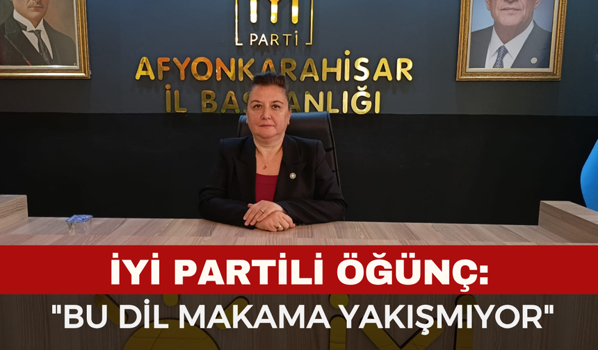 İYİ Parti’den Bolvadin Belediye Başkanı’na "Üslup" Tepkisi