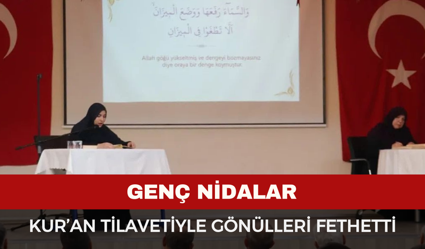 Afyon'da Genç Nida Kur'an-ı Kerimi Güzel Okuma Yarışması