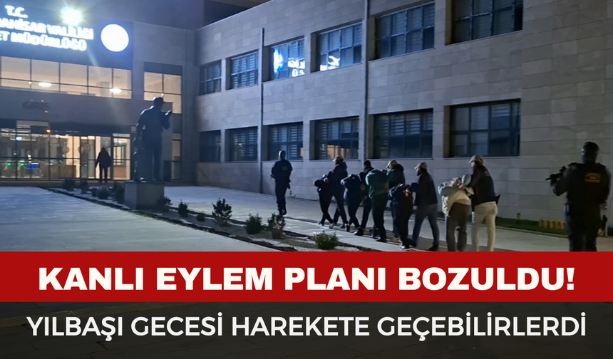 Afyon Emniyeti’nden DEAŞ’a Yılbaşı Darbesi