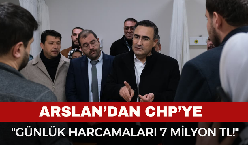 Milletvekili Dr. Hasan Arslan’dan CHP’ye Sert Eleştiriler