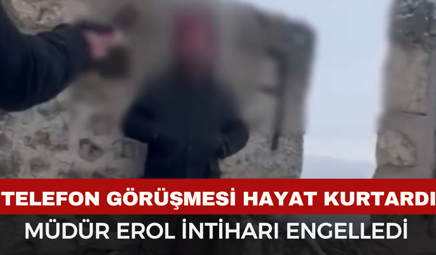 Bir Telefonla Hayata Tutundu! Emniyet Müdürü Erol’dan Duygulandıran Müdahale