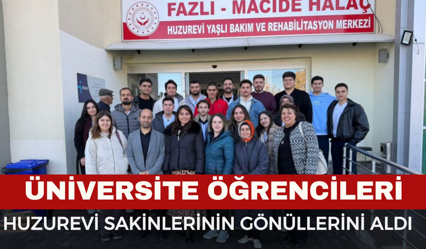 Afyon'da üniversite öğrencileri huzurevi sakinleriyle buluştu