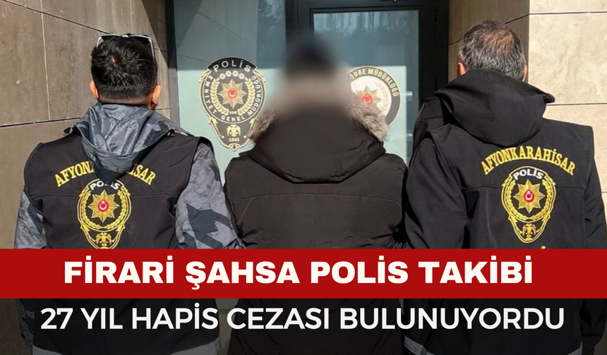 Polis 3 farklı suçtan hapis cezası ile aranan şahsı yakaladı