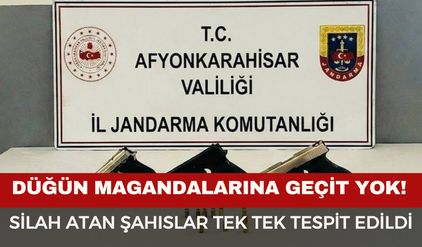 Sinanpaşa'da Jandarma Baskını! Düğün Magandalarına Geçit Yok!
