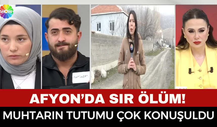 Afyon'daki Şüpheli Ölüm Didem Arslan Yılmaz'la Vazgeçme Programında! Muhtardan Beklenmedik Hamle! Vedat Akbaba Öldürüldü