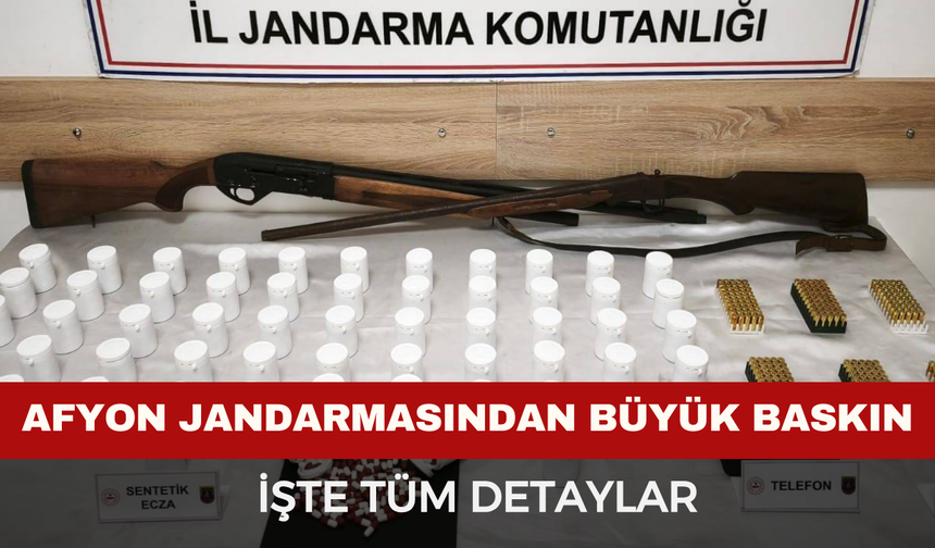 Afyon’da Jandarmadan Zehir Operasyonu, Afyon Jandarması Ne Ele Geçirdi?