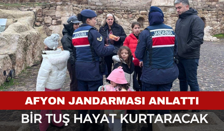 Afyon'da bir tuş hayat kurtaracak, bakın nasıl?
